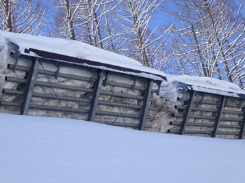 雪庇予防材