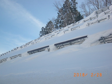 雪庇予防材